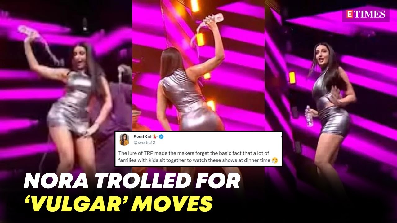 Viral Video: Nora Fatehi Trolled for 'Vulgar' Dance on 'Family Show' 