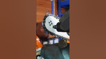 Stihl chainsaw maintenance. Grease your bar!! #tools #husqvarna