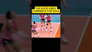 BACK FOR GOLD!! #ccs #creamline #creamlinecoolsmashers #alyssavaldez #jemagalanza #jiadeguzman