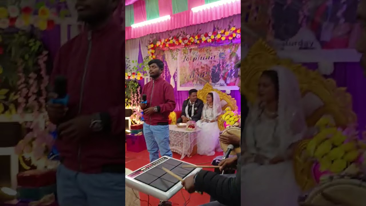 Jiwan sathi moi tok chunloo wedding sadri song singer Daniel baski 