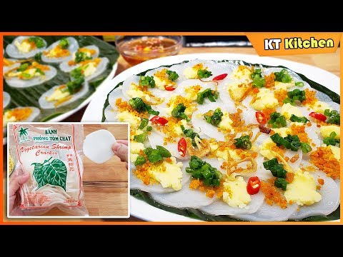 Video Cách Làm BÁNH BÈO TÔM CHẤY Bằng Bánh Phồng Tôm Không... - youtube