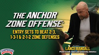 The Anchor Zone Offense Entry Sets To Beat 2-3 1-3-1 2-1-2 Zone Defenses