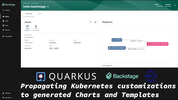 Quarkus Backstage   Propagating Kubernetes customizations into generated Charts and Templates