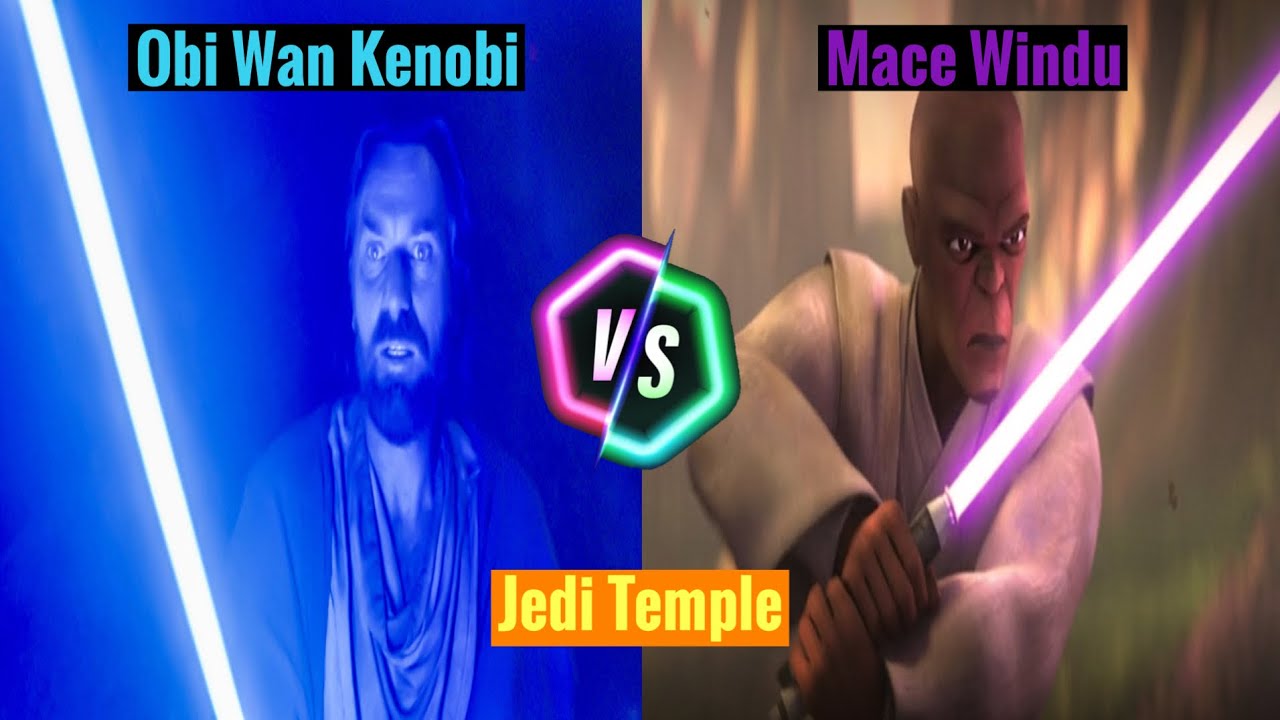 Revenge of the Sith Game Obi Wan Kenobi Vs Mace Windu Jedi Temple