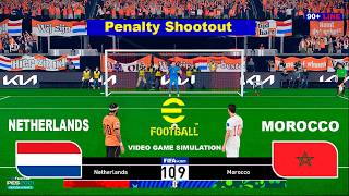 NETHERLANDS vs MOROCCO | Penalty Shootout | Full Match Al...