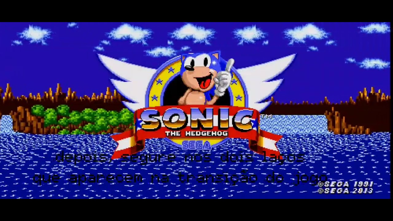 Como usar sound test no sonic 1 (tutorial antigo) leiam a descrição 👇