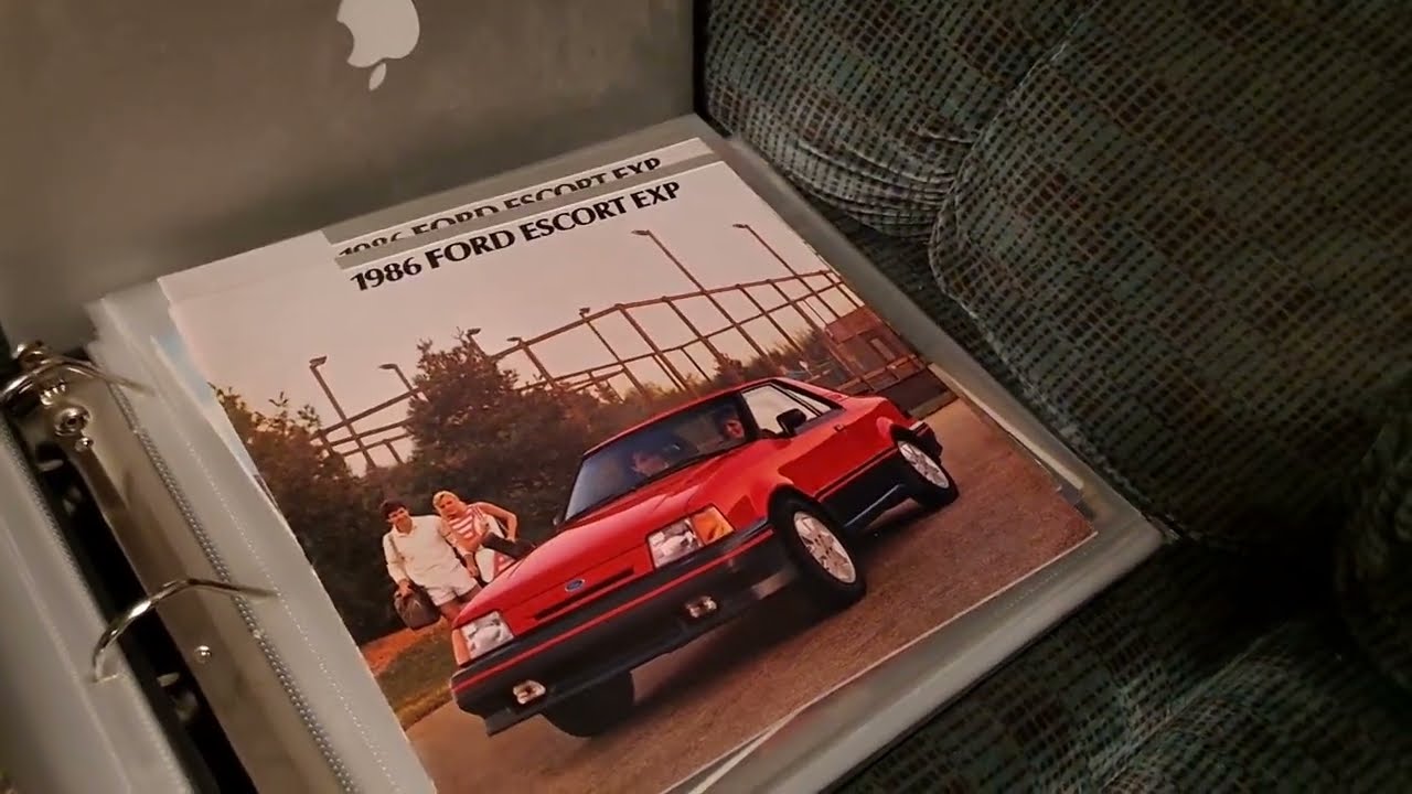1986 Ford EXP Sales Brochure Catalog - YouTube
