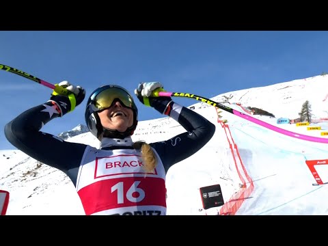 Lindsey Vonn Makes History! Wins St. Moritz Downhill at 41, Almost 8 Years Since Last Victory.
