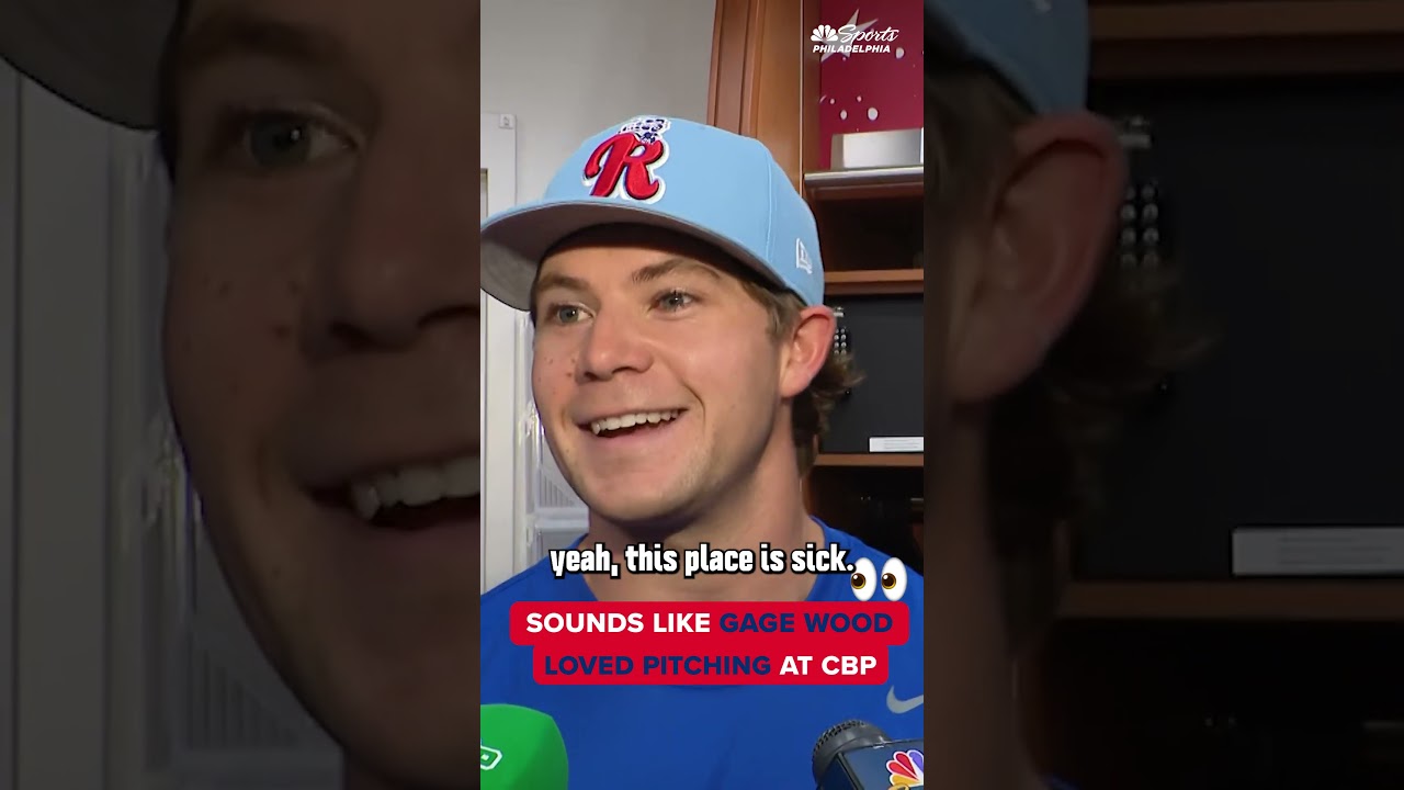 Gage Wood was in AWE of Citizens Bank Park 🤝