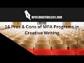 The pros and cons of mfa programs in creative writing