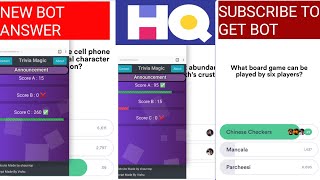 HQ TRIVIA BOT ANSWER | HQ NEW BOT ANSWER | HQ TRIVIA ANSWER HACK BY BOT | WEBSITE BOT ANSWER 2020