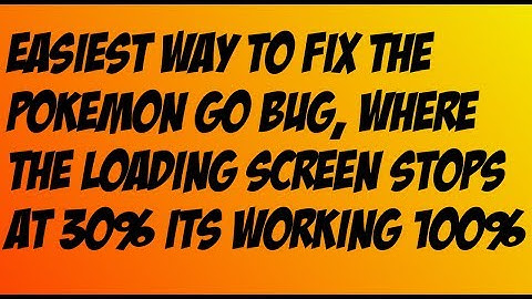 How to fix Pokemon GO infinite Loading Screen bug! |  Easiest way | works anytime