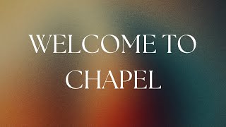 High School Chapel 3-5-2026