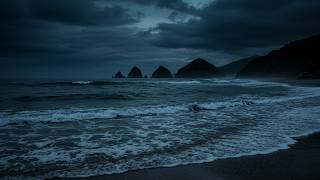 Ocean Wave Sounds for Deep Sleep • Insomnia Relief, Stress & Anxiety Calm | Night Beach Ambience