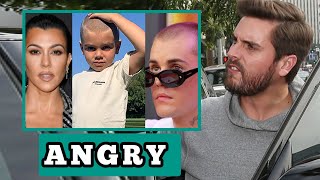Angry 🛑Scott Disick slaps Kourtney as DNA results confirm Reign is Justin Beiber's son.