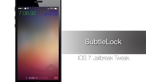 SubtleLock gives iOS 7 Lock screen a more minimalistic look - iPhone Hacks