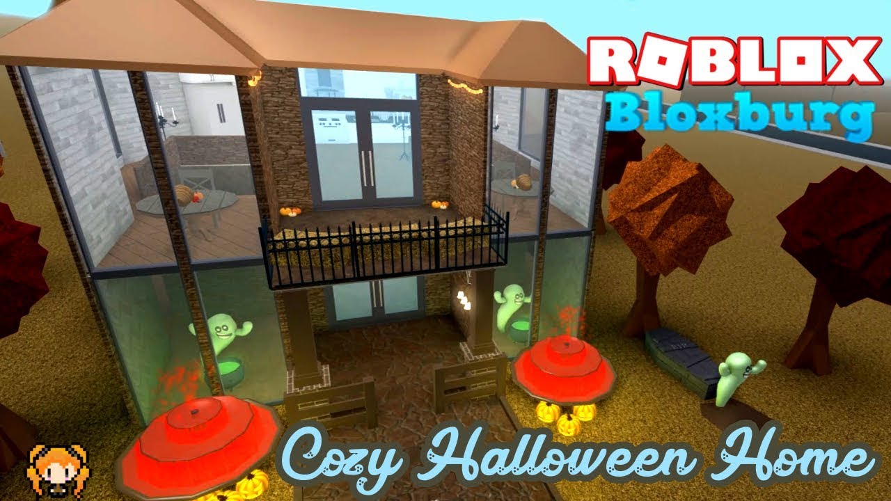 Roblox Bloxburg Cozy Home Halloween Speed Build Youtube - roblox bloxburg cozy home halloween speed build invidious