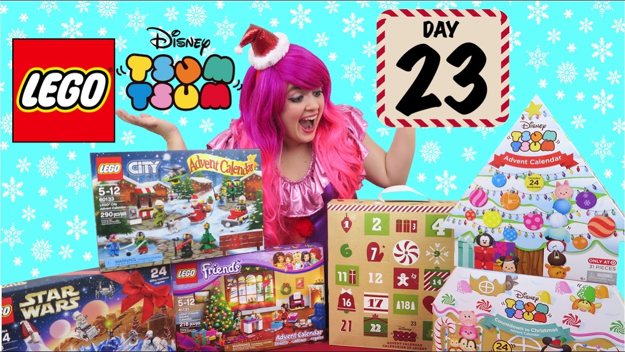 plushie Day 23 - LEGO & Tsum Tsum Advent Calendars 2016 | COUNTDOWN TO CHRISTMAS | KiMMi THE CLOWN