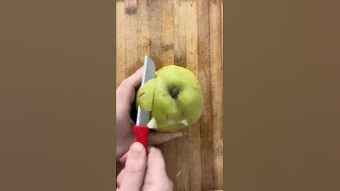 Pear Shape Cutting ASMR — Clean & Satisfying Cuts