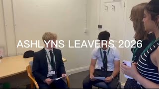 Ashlyns 2026 Leavers Video 