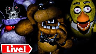 FNAF With REAL LIFE Hours | 600K SUBSCRIBERS LIVESTREAM!