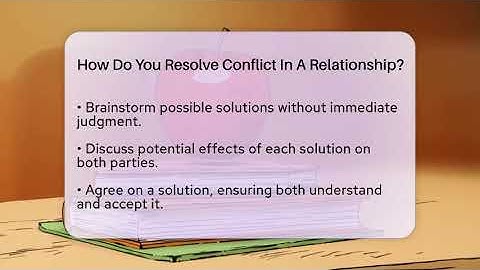 How Do You Resolve Conflict In A Relationship? - High School Toolkit