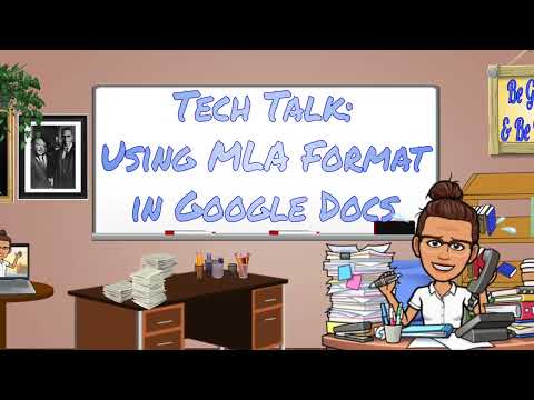 MLA Formatting in Google Docs (Update for MLA 9)