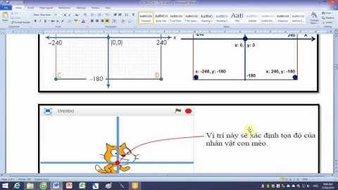 Scratch - Bài 3 - tọa độ và hướng chuyển động nhân vật