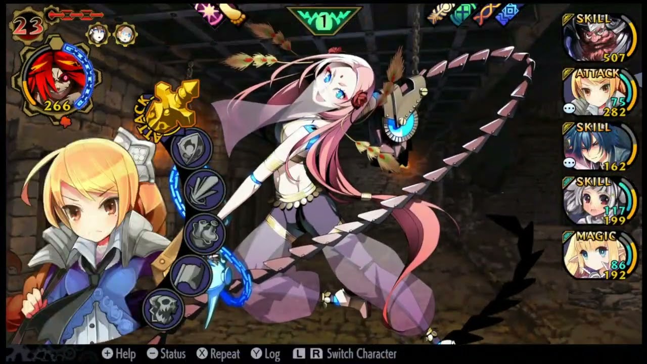 Demon Gaze Extra: Venus Boss Fight