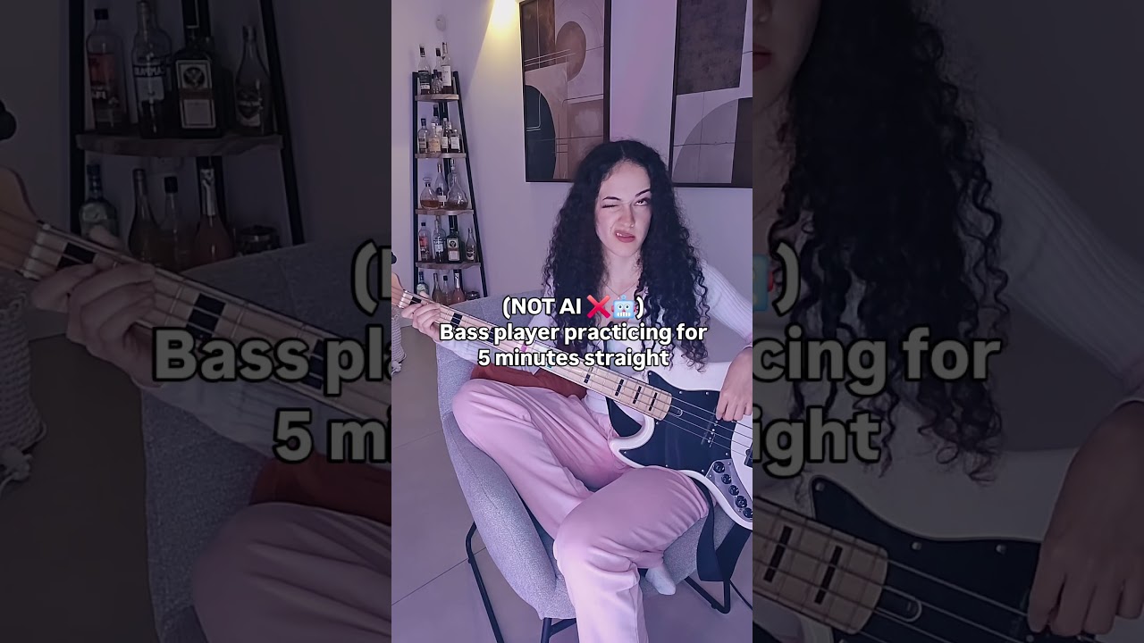 Ai? 😮 yes, bass players dont practice ❤️ no, the struggle is real
