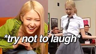 rosé being a secret comedian