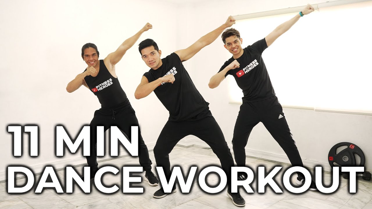 11 Min HAPPY DANCE WORKOUT | Burn Calories and Smile | FITNESS HEROES | FH#035
