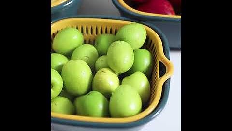 Bộ 6 Thau Rổ Nhựa Rửa Rau Củ Quả Mới Cho Nhà Bếp, Chất Liệu Siêu Bền, Đa Năng Siêu Tiện Dụng