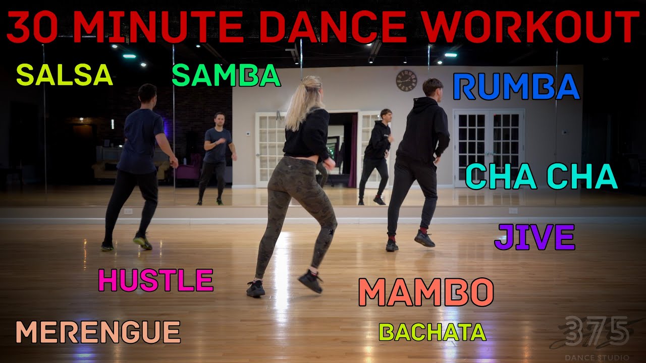 Easy To Follow 30 Minute Dance Workout View From The Back Salsa Bachata Merengue Mambo And More