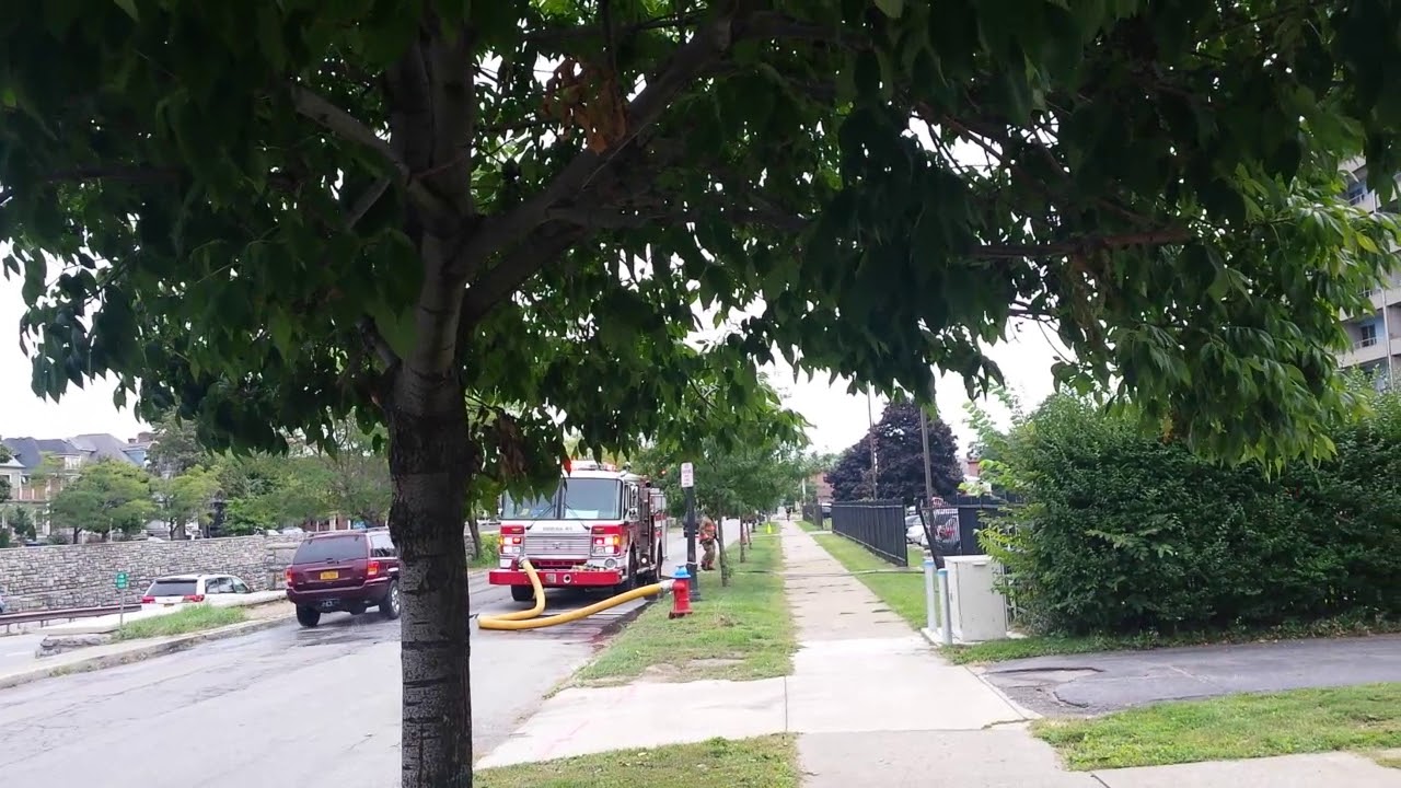 Buffalo Engine 34 laying in at LBJ Apartments YouTube