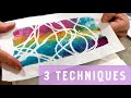 3 quick gel plate techniques  tips  from the everything art store