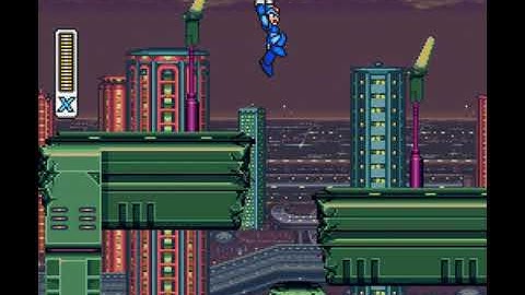 Mega Man X (SNES) 100% Walkthrough - Part 1 - Central Highway