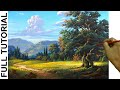 Acrylic Landscape Painting TUTORIAL / Big Old Tree / JMLisondra