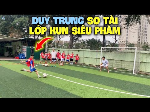 Thử Thách Bóng Đá Duy Trung Hoá Degea So Tài Với Lớp Kun Siêu Phàm Của a Đỗ Kim Phúc