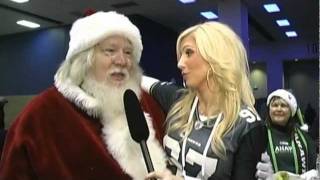 Seahawks Vs. 49Ers - Seahawks Wishes On Santas Lap