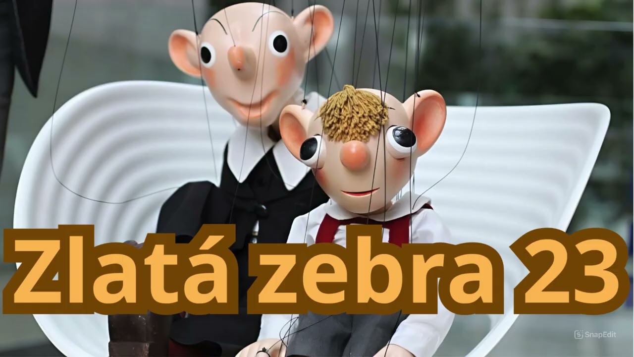 Zlatá zebra 23-Hurínek,Spejbl,Manička a žeryk(Retro pohádka)