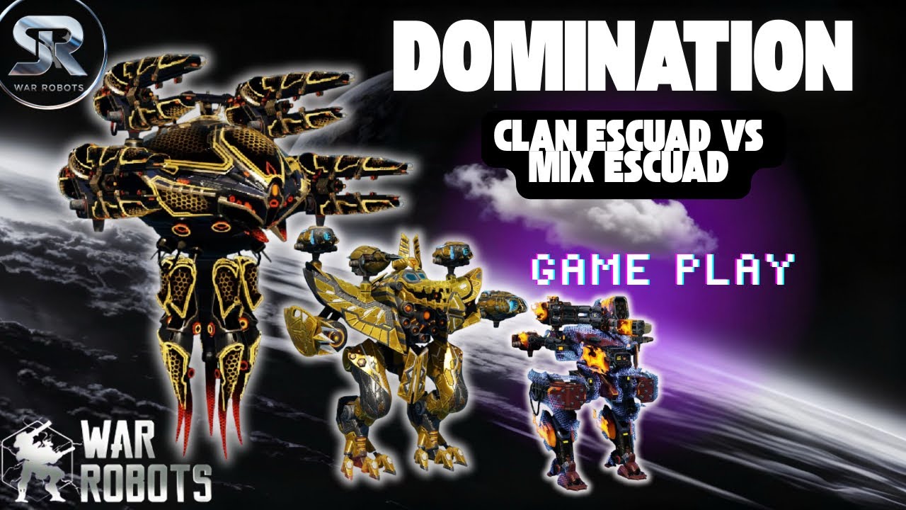 CLAN VS MIX ESCUAD ! War robots - game play