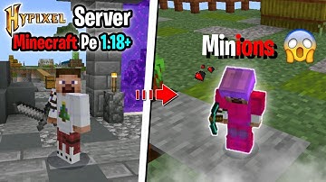 HYPIXEL SERVER FOR MINECRAFT PE | Hypixel skyblock server for Minecraft Pocket Edition | 2022