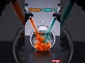 Orange + Cyan Mixing Underwater… The Result Looks Insane🔥🌊 #colormixing #oddlysatisfying #satisfying