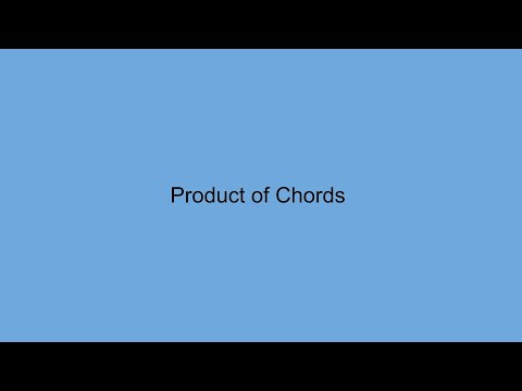 Product of Chords