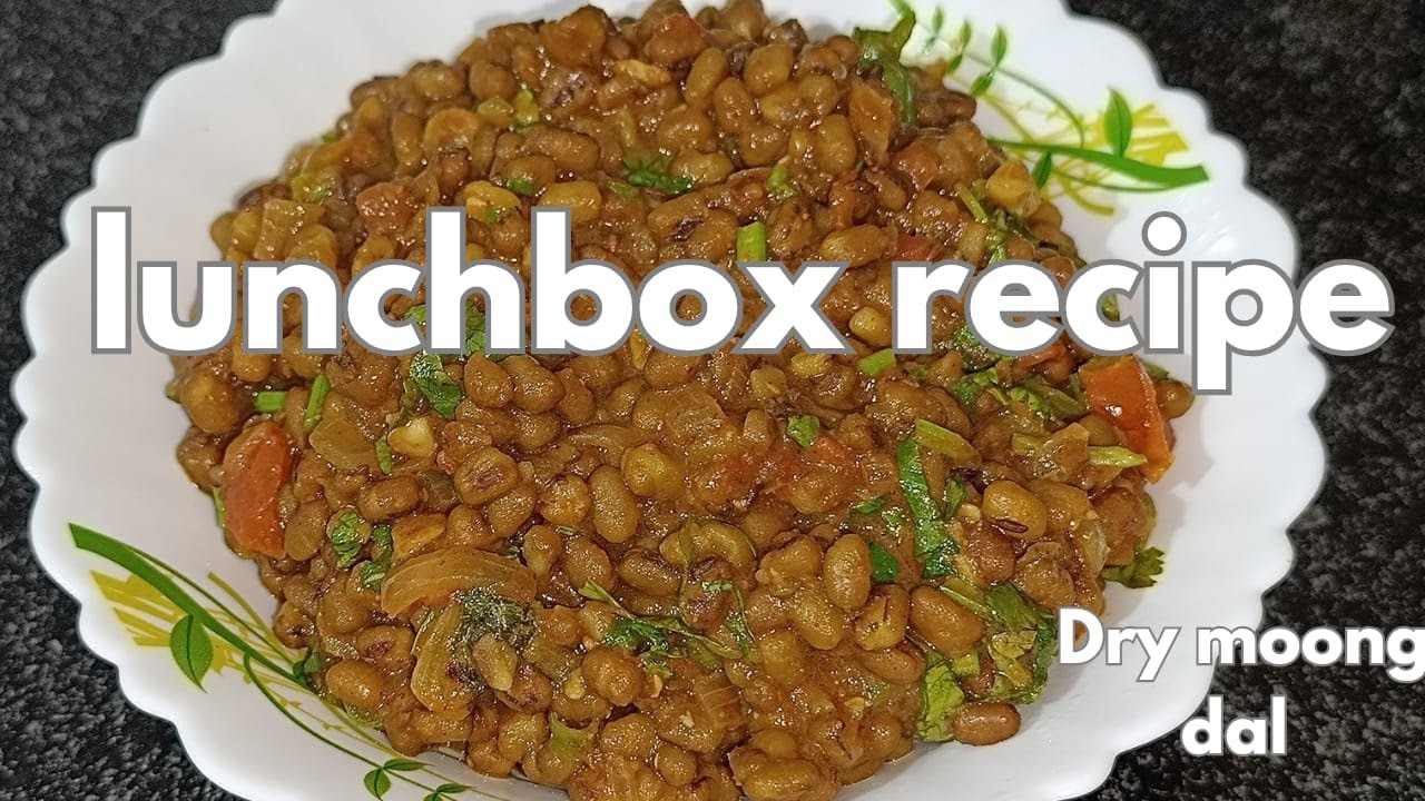 “Protein-rich sukhi moong dal | Easy lunchbox recipe”