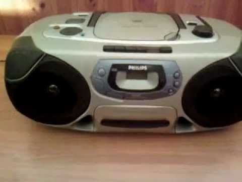 Presentazione stereo Philips AZ 1207 (recuperato in discarica) - YouTube