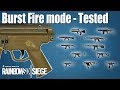 Burst Fire Tested - Rainbow Six | Siege