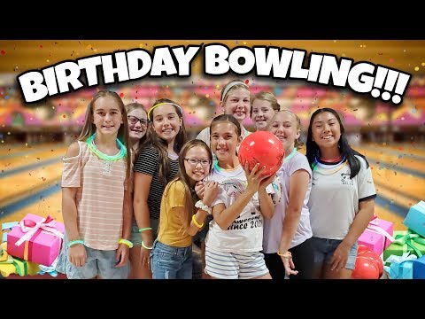 BOWLING BIRTHDAY PARTY Evan Got Scammed At The Arcade Jillian S 11th Birthday Present Haul