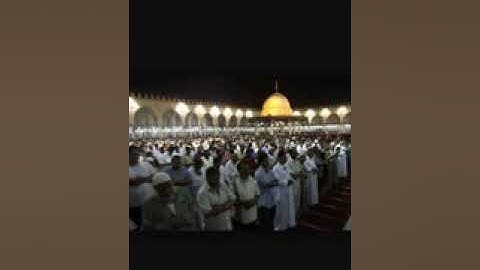 صلاة التراويح في البليدة تلاوة خاشعة لشيخ البسكري في صلاة التراويح بالبليدة